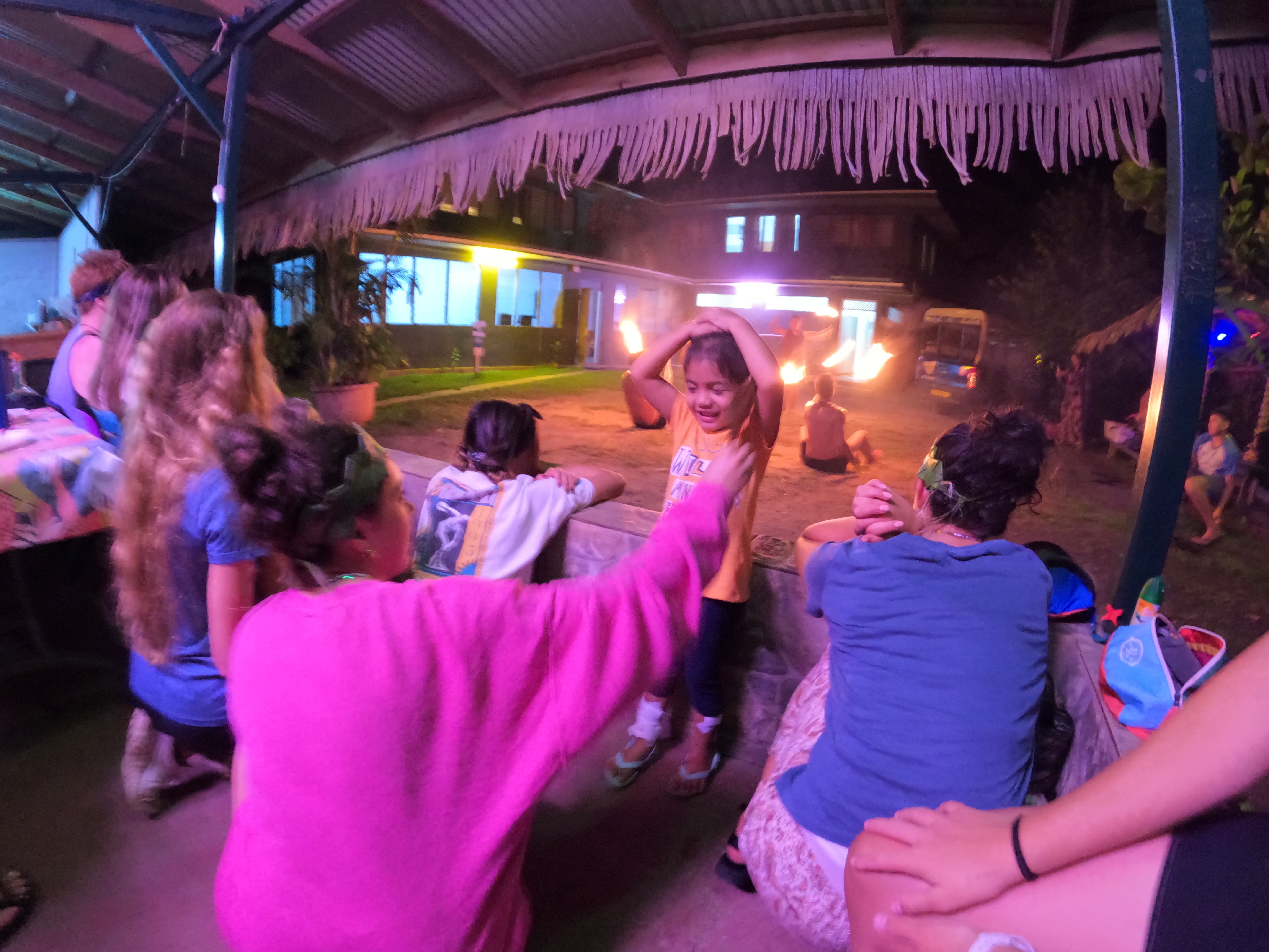 2022 Tahiti Taravao HXP - Day 3 (Devotional, Moorea Jeep Safari, Magic Mountain Overlook, Jam Tasting, Belvedere Lookout, Marae-o-Mahine, Touching Sacred Eels, Fresh Pineapple & Coconut, Making Headbands, Beach Games, Tahitian Dance & Fire Show)